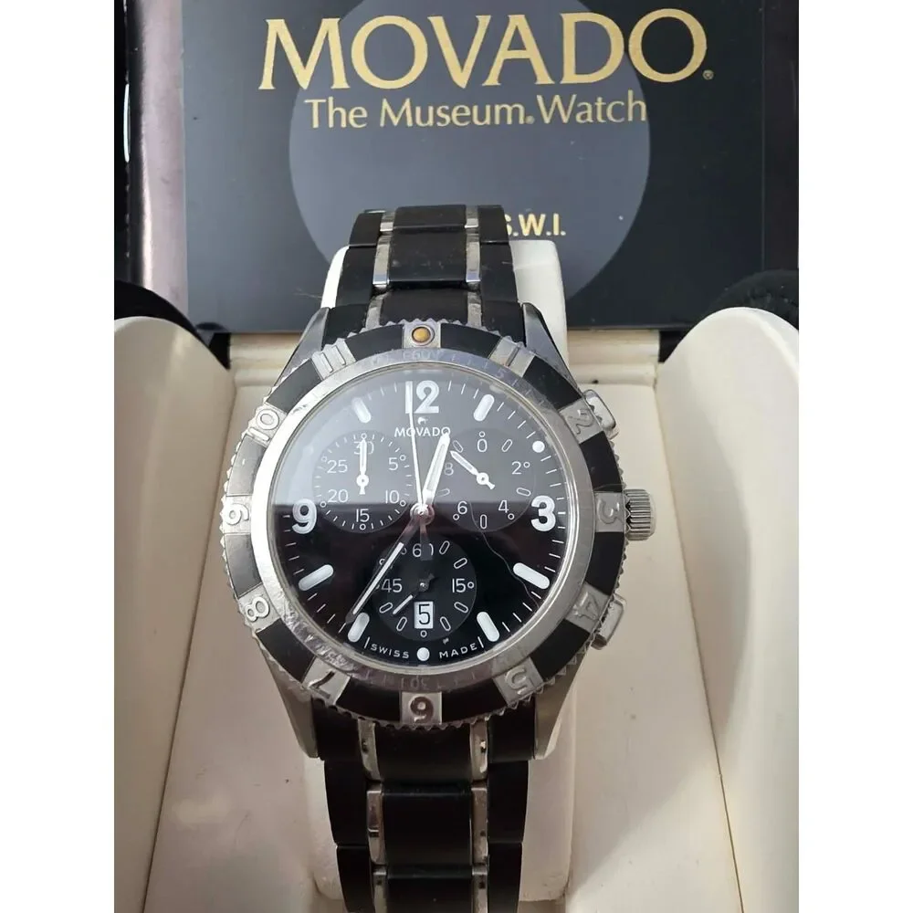 Vintage Early 2000s Movado Gentry Chronograph